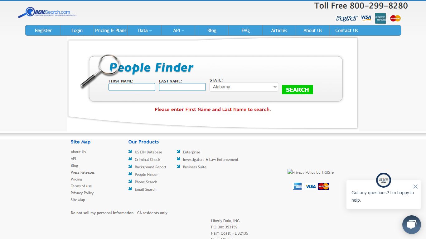People Search | REALSearch | Address Finder